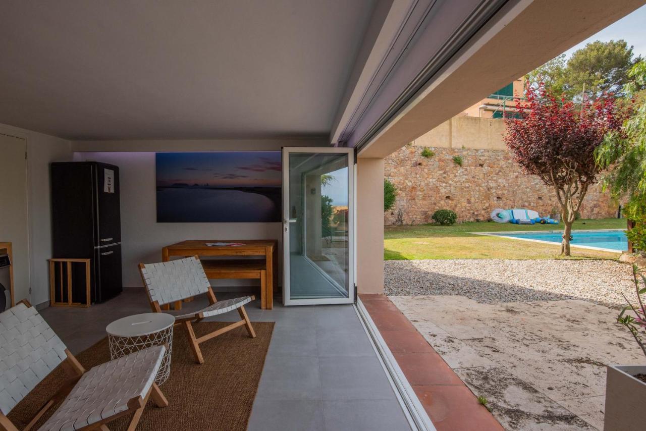 Romantic Modern Apartment Private Swimming Pool 5 Min Walk From Begur Centre Exterior photo